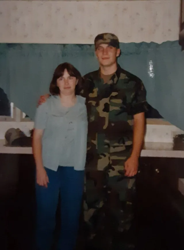 Shannon Cain in his U.S. Army uniform